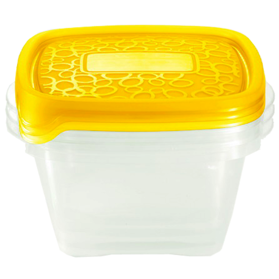 KUTIJE ZA HRANU SET 3X1,1L TAKE AWAY ORANŽ