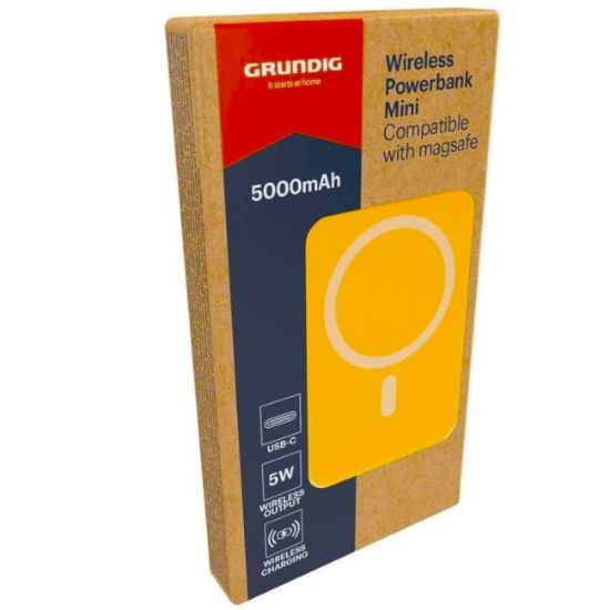 PUNJAČ ZA TELEFON PRENOSIVI MINI 5000mA NARANDZASTI GRUNDIG