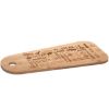 DASKA 45X19CM BAMBUS - 2