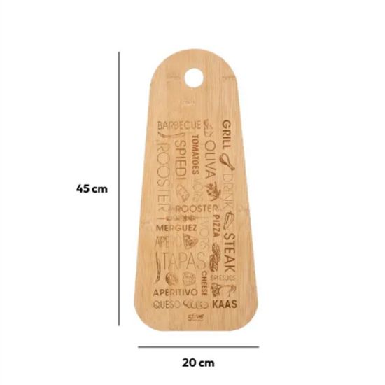 DASKA 45X19CM BAMBUS