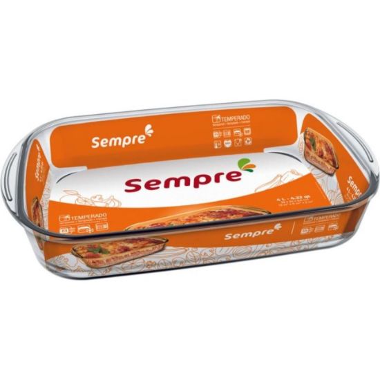 POSUDA VATROSTALNA 4L PRAVOUGAONA, SEMPRE