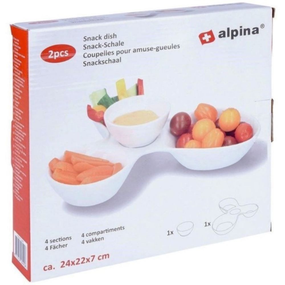 SET ZA SERVIRANJE 24X22X7CM, 2KOM
