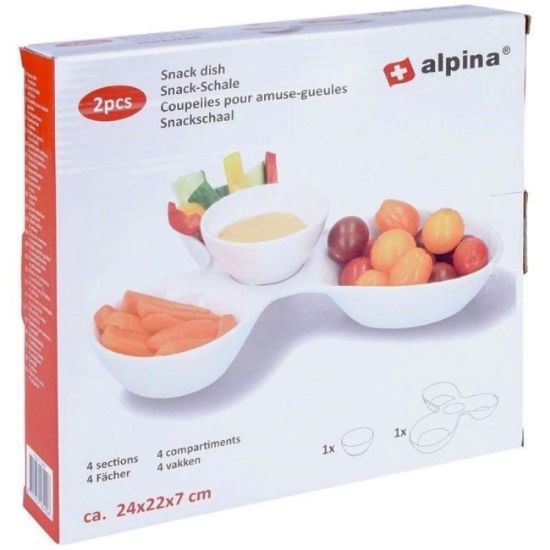 SET ZA SERVIRANJE 24X22X7CM, 2KOM