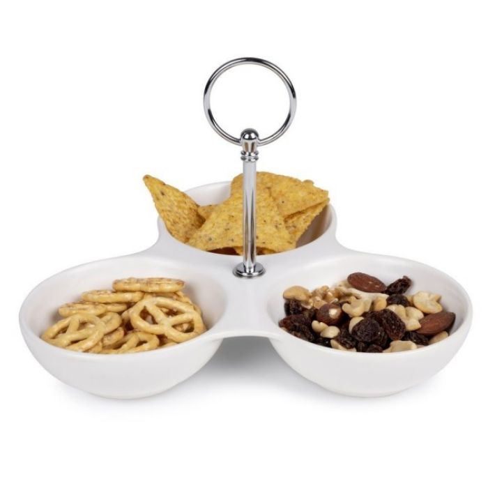 SET ZA SERVIRANJE 3 SEGMENTA 20X20X13CM