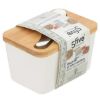 KERAMICKA POSUDA SA NOZEM PORCELAN/BAMBUS - 8