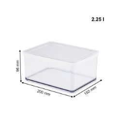 KUTIJA SA POKLOPCEM OBLA 2.25 l  PREMIUM ROTHO
