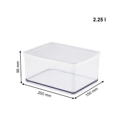 KUTIJA SA POKLOPCEM OBLA 2.25 l  PREMIUM ROTHO