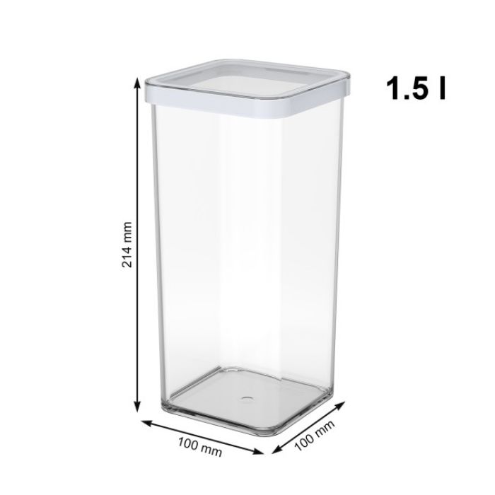 KUTIJA SA POKLOPCEM KOCKASTE  1.5 l  PREMIUM ROTHO
