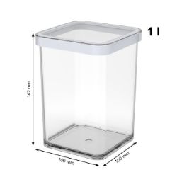 KUTIJA SA POKLOPCEM KOCKASTE  1 l PREMIUM ROTHO