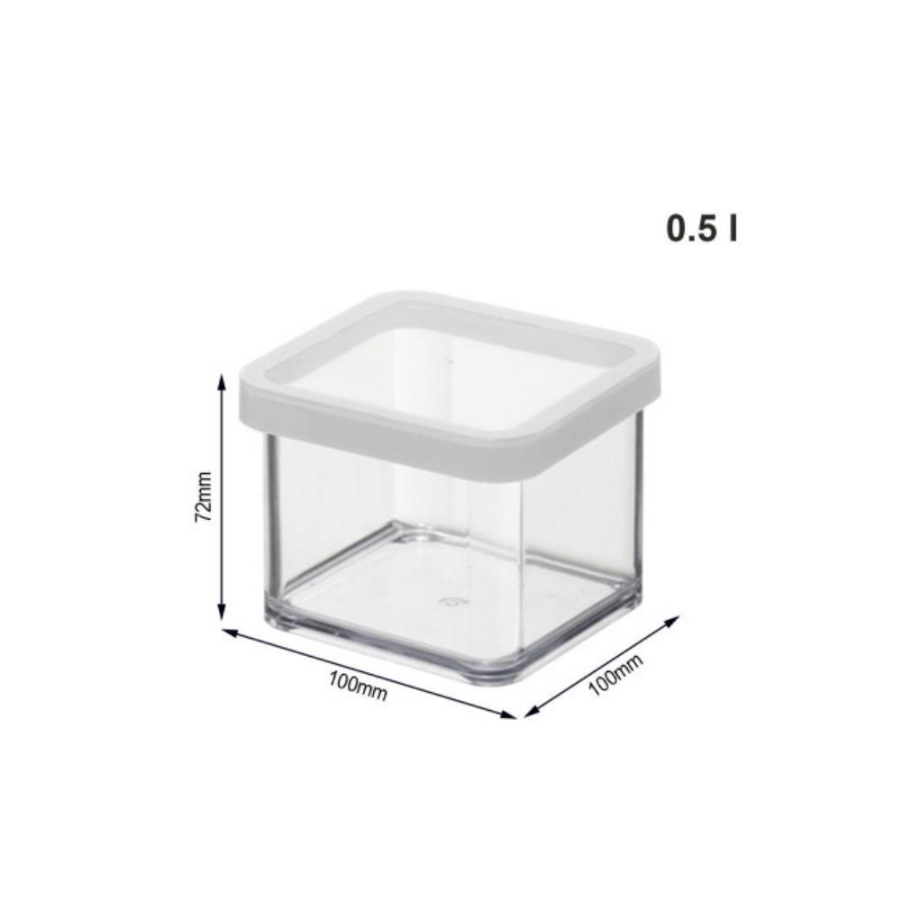 KUTIJA SA POKLOPCEM KOCKASTE  0.5 l   PREMIUM ROTHO