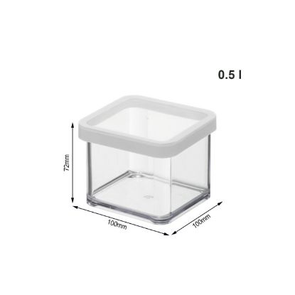 KUTIJA SA POKLOPCEM KOCKASTE  0.5 l   PREMIUM ROTHO