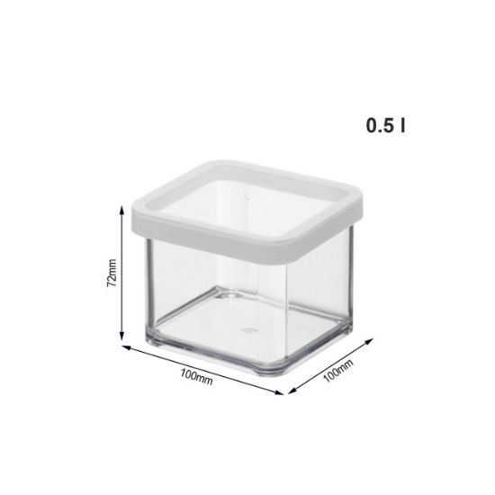 KUTIJA SA POKLOPCEM KOCKASTE  0.5 l   PREMIUM ROTHO