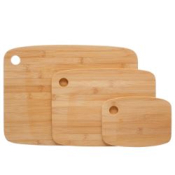 DASKA ZA SEČENJE 3KOMADA 19X14X0,8 22X29X0,85 37X28X0,8CM BAMBUS FIVE