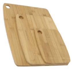 DASKA ZA SEČENJE 3KOMADA 19X14X0,8 22X29X0,85 37X28X0,8CM BAMBUS FIVE