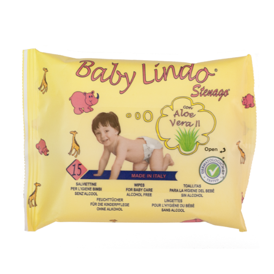 VLAŽNE MARAMICE BABY LINDO 15KOM