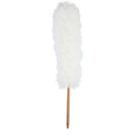 BRISAČ ZA PRAŠINU MIKROFIBER 66cm BELO/NATUR