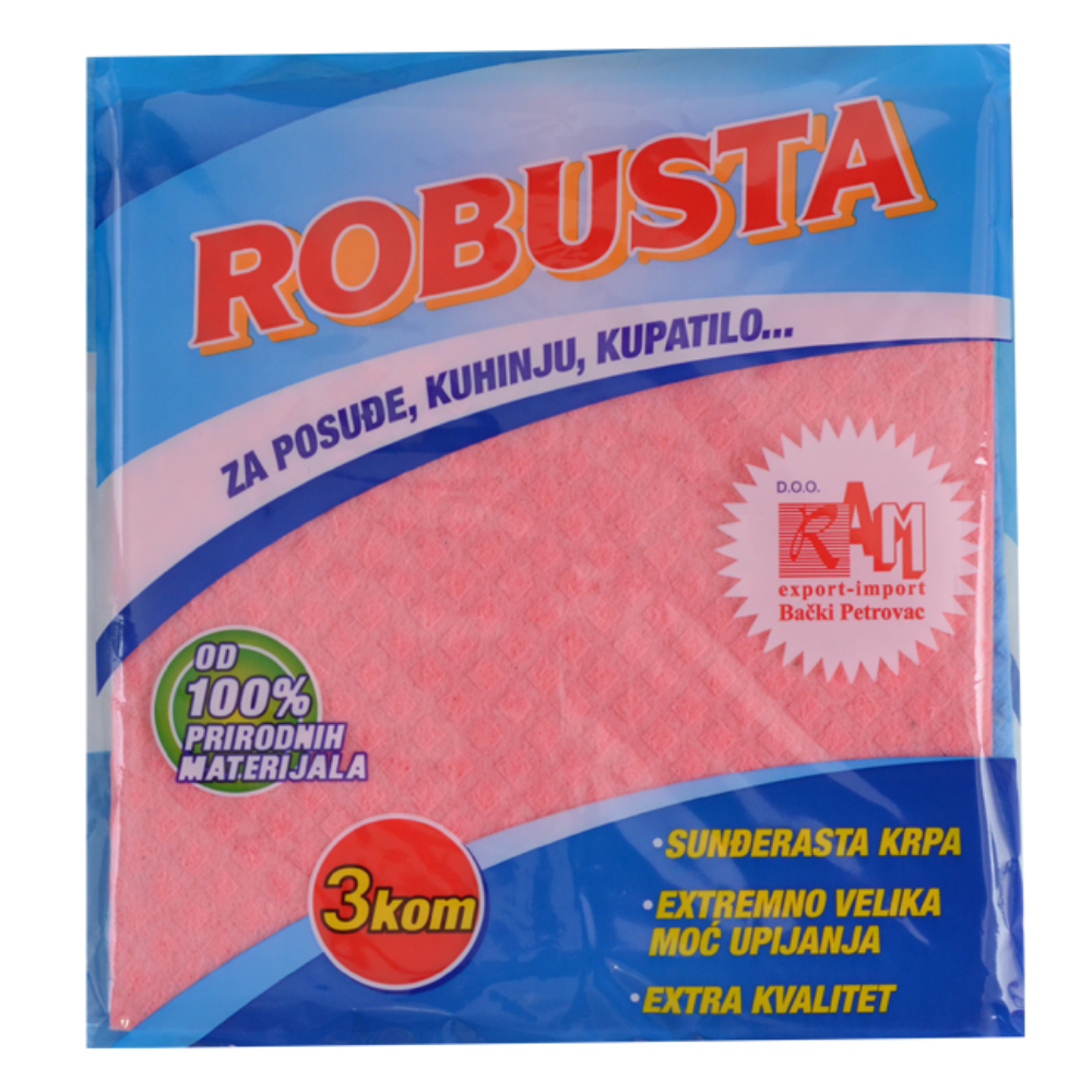 ROBUSTA sunĐerasta krpa za posuĐe 3/1 (18x20 cm)