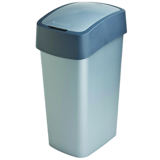CURVER KANTA ZA SMEĆE 50L flip bin, siva