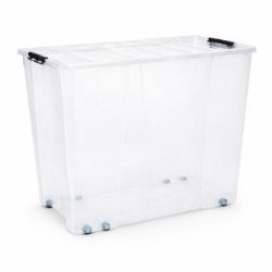 KUTIJA JOLLY PVC SA TOČKIĆIMA 100L PROVIDNA DEA
