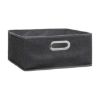 KUTIJA ZA ODLAGANJE 31X15CM PLATNO SIVA- JJA - 1