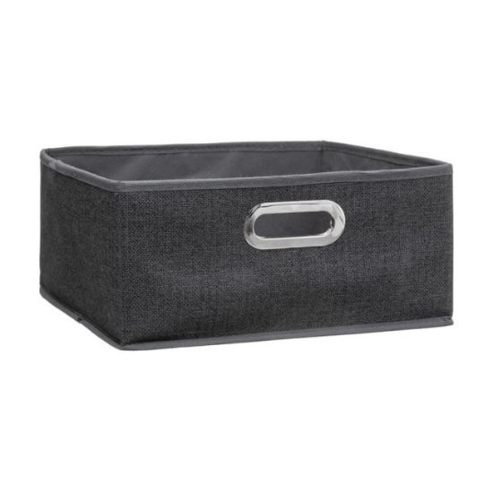 KUTIJA ZA ODLAGANJE 31X15CM PLATNO SIVA- JJA
