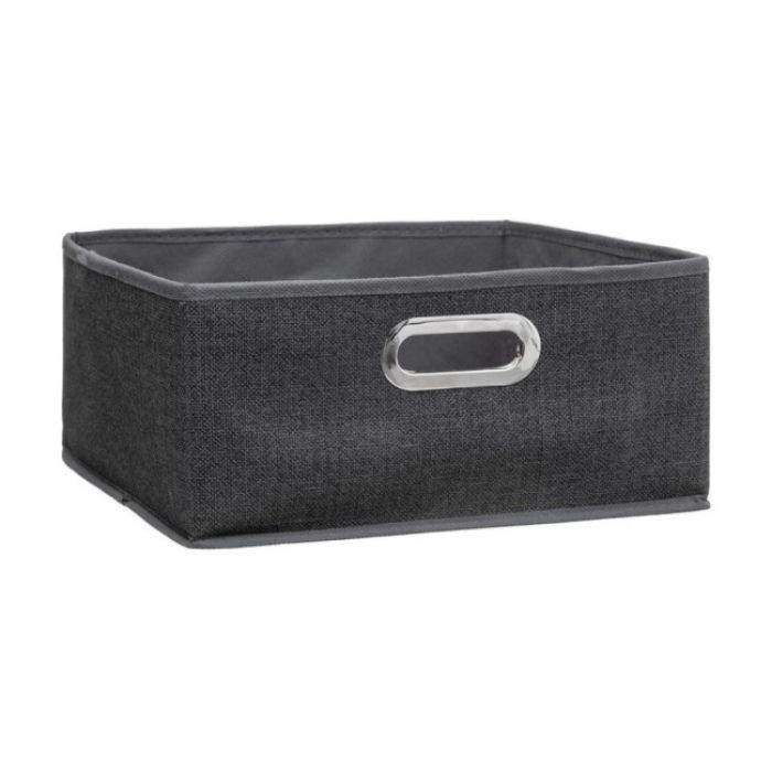 KUTIJA ZA ODLAGANJE 31X15CM PLATNO SIVA- JJA