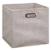 KUTIJA ZA ODLAGANJE 31X31X31CM PLATNO SVETLO SIVA- JJA - 1