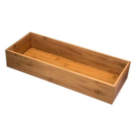 KUTIJA BAMBUS PRAVOUGAONA KUHINJSKA 15X38X7CM- JJA