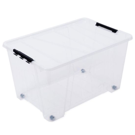 KUTIJA JOLLY PVC SA TOČKIĆIMA 50L PROVIDNA DEA