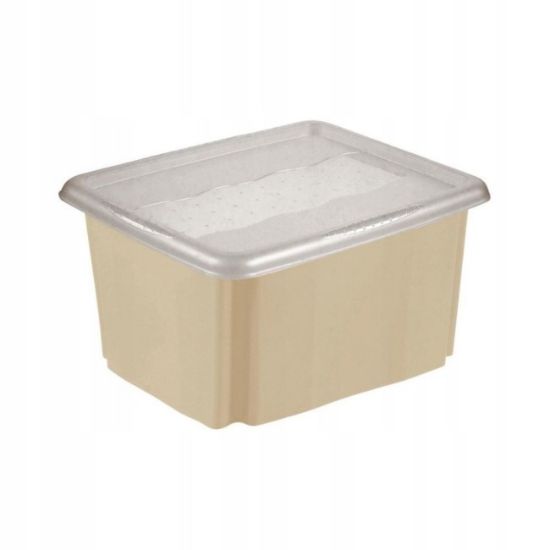KUTIJA PVC SA POKLOPCEM 24L BEŽ