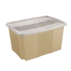 KUTIJA PVC SA POKLOPCEM 45L BEŽ