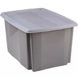 KUTIJA PVC SA POKLOPCEM 45L SIVA
