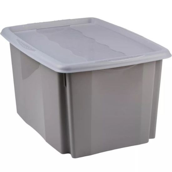 KUTIJA PVC SA POKLOPCEM 45L SIVA