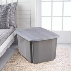 KUTIJA PVC SA POKLOPCEM 45L SIVA