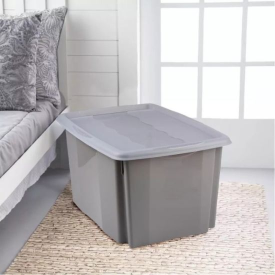 KUTIJA PVC SA POKLOPCEM 45L SIVA