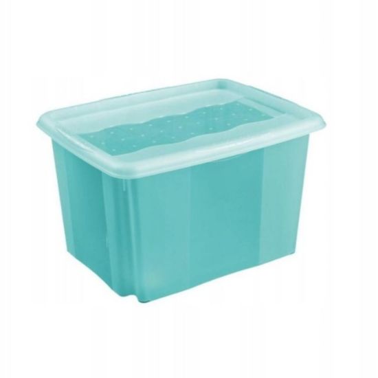KUTIJA PVC SA POKLOPCEM 45L PLAVA