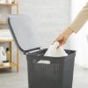 KORPA ZA VEŠ PVC CRNA 50 l BRISEN ROTHO - 3