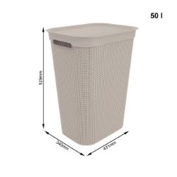 KORPA ZA VEŠ PVC SIVA 50 l BRISEN ROTHO