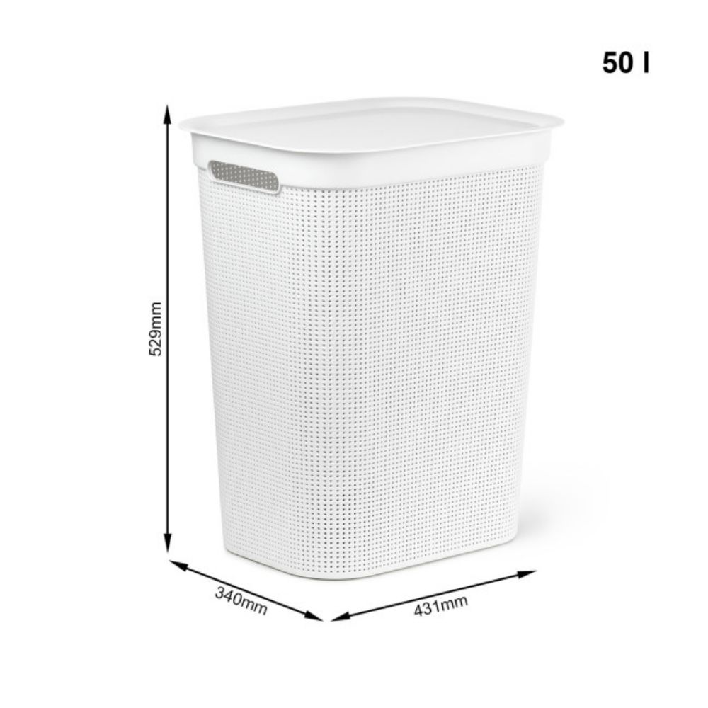 KORPA ZA VEŠ PVC BEŽ 50 l BRISEN ROTHO