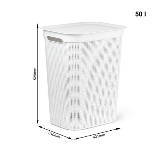 KORPA ZA VEŠ PVC BEŽ 50 l BRISEN ROTHO