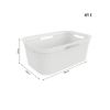 KORPA ZA VEŠ PVC BELA 41l BRISEN ROTHO - 2