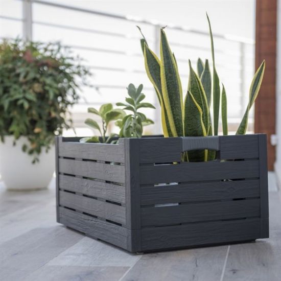 KUTIJA  PVC ANTRACIT RASKLOPIVA 50L DEA HOME