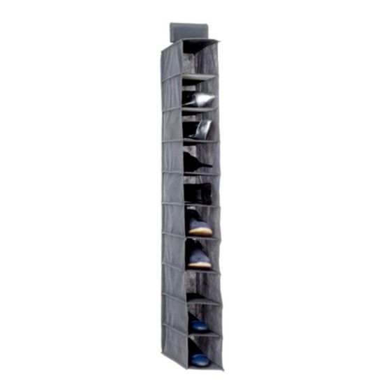 POLICA ZA OBUĆU PLATNENA 15X30X120 SIVA- JJA