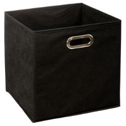 KUTIJA ZA ODLAGANJE MODUL 31X31X31CM POLIPROPILEN CRNA
