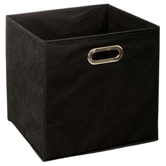 KUTIJA ZA ODLAGANJE MODUL 31X31X31CM POLIPROPILEN CRNA