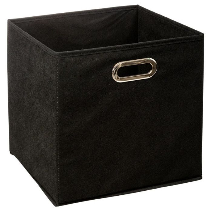 KUTIJA ZA ODLAGANJE MODUL 31X31X31CM POLIPROPILEN CRNA