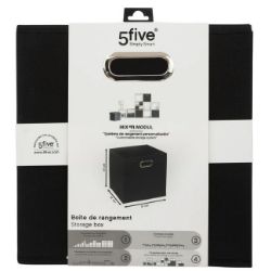 KUTIJA ZA ODLAGANJE MODUL 31X31X31CM POLIPROPILEN CRNA