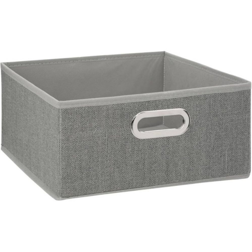 KUTIJA ZA ODLAGANJE MODUL 31X31X15CM POLIPROPILEN SVIJETLO SIVA