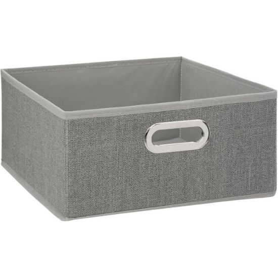KUTIJA ZA ODLAGANJE MODUL 31X31X15CM POLIPROPILEN SVIJETLO SIVA
