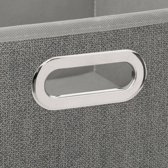 KUTIJA ZA ODLAGANJE MODUL 31X31X31CM POLIPROPILEN SVIJETLO SIVA
